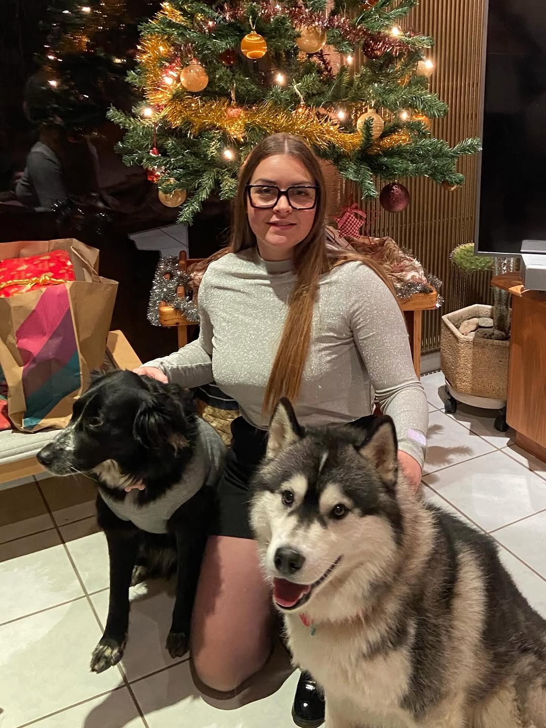 Laura avec Tchelsy et Ulysse